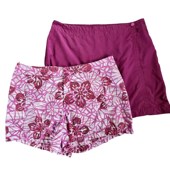 Columbia Pink Buga Bliss Water Skirt and Board Shorts Set. Sz. 12 - Picture 1 of 16